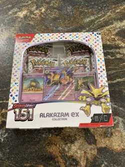 Alakazam Ex Collection Box Scarlet & Violet 151 Pokemon 2023 Factory Sealed C - Image 1