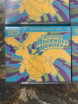 Pokemon Mega Evolution Ascended Heroes ETB New Unopened 4X Factory Sealed - Image 2