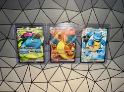 Pokemon 151 Charizard Blastoise Venusaur EX 182 183 184 /165 - Image 1