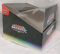 Empty box only Prismatic Evolutions Sticker Tech Pokemon Empty Box - Image 2