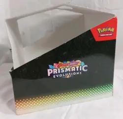 Empty box only Prismatic Evolutions Sticker Tech Pokemon Empty Box - Image 5