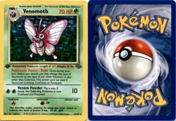 1999 Pokemon, Jungle, #13/64 Venomoth, 1st Edition, Holo Rare - Image 1
