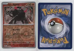 Paldean Tauros Reverse Foil Pokemon SV08: Surging Sparks #018 - Image 3