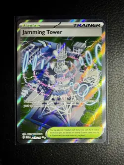 Pokemon TCG Jamming Tower 261/217 ME03 Ascended Heroes Holo Hyper Rare Trainer - Image 1