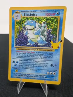 Pokemon TCG Blastoise Holo Rare Classic Collection 2/102 - Image 1