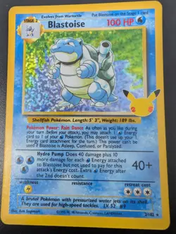Pokemon TCG Blastoise Holo Rare Classic Collection 2/102 - Image 4