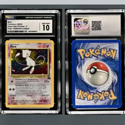 2000 MEW #9 WOTC Holo Black Star Promo BSP Pokemon League psa MINT CGC 10 Swirl! - Image 5