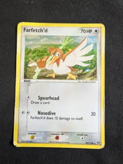 Pokemon Farfetch'd 107/106 Secret Rare Emerald DMG - Image 1