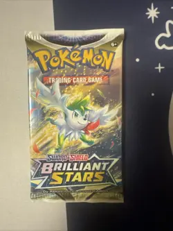 Pokemon TCG Brilliant Stars Booster Pack Factory Sealed - Image 1