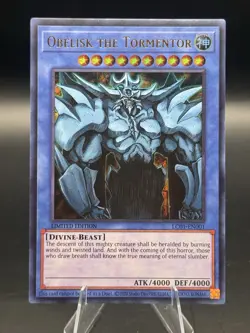 Yugioh LC01-EN001 Obelisk The Tormentor Ultra rare Limited NM - Image 1