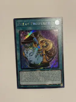 Yu-Gi-Oh! Pot of Prosperity RA01-EN066 25th Rarity Collection Foil 1st Ed Spell - Image 1