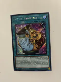 Yu-Gi-Oh! Pot of Prosperity RA01-EN066 25th Rarity Collection Foil 1st Ed Spell - Image 2
