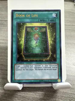 Book of Life [LCJW-EN211] Ultra Rare 1st Edition Holo NM Yugioh - Image 1