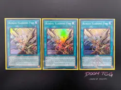 YuGiOh! Runick Flashing Fire TAMA-EN030 (SR) 1st Ed 3x - Image 1