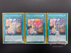 YuGiOh! Runick Golden Droplet TAMA-EN035 (SR) 1st Ed 3x - Image 1