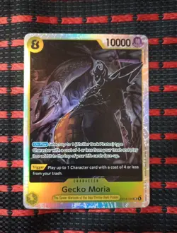 Gecko Moria Foil OP14-104 The Azure Sea's Seven One Piece - Image 1