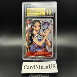 CGC 10 PRISTINE Nico Robin ST01-008 C 25th Edition Parallel ONE PIECE Card Game - Image 1