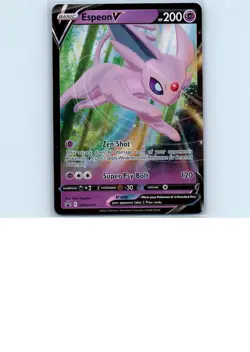 Pokemon tcg SWSH: Sword & Shield Promo Cards Espeon V Near Mint or Better - Image 1