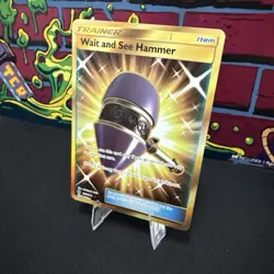 Pokemon Card - Wait and See Hammer Lost Thunder 236/214 Secret Rare - Image 3