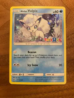 Alolan Vulpix - (Toys R Us Promo) 021/145 Miscellaneous Cards & Products Holo NM - Image 1