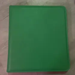 Ultra Pro Black Zippered Binder 12 Pocket Trading Card Portfolio Folder - Image 1