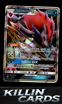 Zoroark GX 53/73 Pokemon Ultra Rare Shining Legends Card NM - Image 1