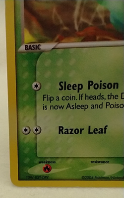 Pokemon Card Bulbasaur - 054/112 Common FireRed & LeafGreen 54/112 #M3 - Image 3