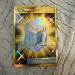 Pokemon TCG Max Potion Guardians Rising Holo Card 164/145 Secret Rare - Image 1