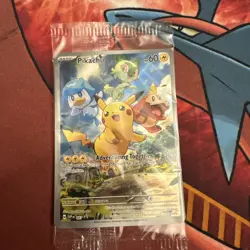 Pikachu 027 Sealed Promo Holo Scarlet & Violet Promo Cards Pokemon TCG - Image 1