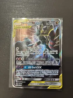 Pokemon Garchomp and Giratina GX SM193 Black Star Promo Card - Image 1