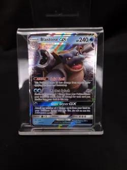 Pokemon TCG Blastoise GX Holo Ultra Rare Card Unbroken Bonds 35/214 - Image 1