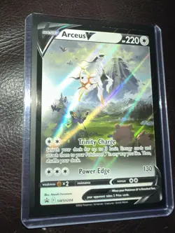Arceus v SWSH204 Sword & Shield Promo Holo Card NM-Mint Condition - Image 2