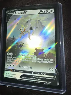 Arceus v SWSH204 Sword & Shield Promo Holo Card NM-Mint Condition - Image 3