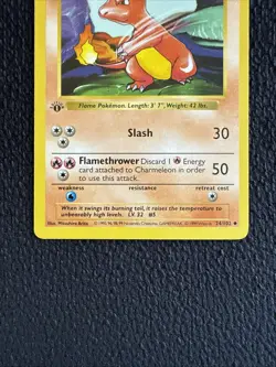 Pokemon Card - Charmeleon Base Set (Shadowless) 24/102 Uncommon 1st Edition - Image 3