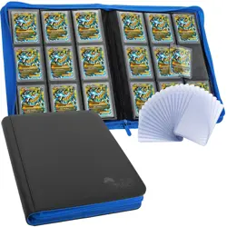 Toploader Binder, Trading Card Binder Storage, 252 9 Pocket Top Loader Pokemo... - Image 1