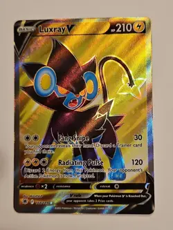 Luxray V 168/189 SWSH Astral Radiance Full Art Holo 2022 Pokemon TCG Card - Image 1