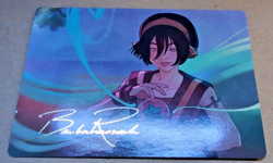 Toph, the First Metalbender Art Card (Gold-Stamped Signature) Avatar MTG - Image 2