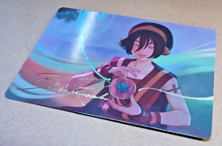 Toph, the First Metalbender Art Card (Gold-Stamped Signature) Avatar MTG - Image 3