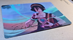 Toph, the First Metalbender Art Card (Gold-Stamped Signature) Avatar MTG - Image 4