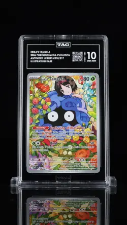 Erika's Tangela - 218/217 - Ascended Heroes - Pokemon Card - Tag 10 Gem Mint - Image 1