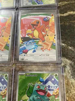 30th First Partner Promos Set Charmander, Squirtle, Bulbasaur 3X 9 Cards Total - Image 5