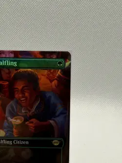 MTG Magic FOIL Delighted Halfling (Borderless) Tales of Middle-Earth LOTR 402 - Image 2