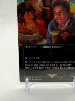 MTG Magic FOIL Delighted Halfling (Borderless) Tales of Middle-Earth LOTR 402 - Image 4