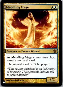 Meddling Mage The List Reprints NM Normal - Image 1