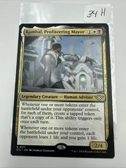 Kambal, Profiteering Mayor Outlaws of Thunder Junction Regular NM R 0211 - Image 2