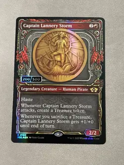 MTG - Captain Lannery Storm Serialized Foil (200/500) MUL Rare #0150 NM - Image 1