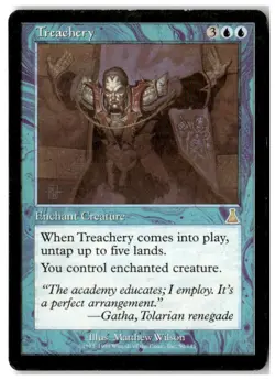 MTG Treachery - Urza's Destiny Heavily Played English - Image 1