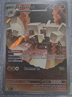 Garganacl 147/132 Pokemon TCG Mega Evolution~Illustration Rare~Gold Star - Image 1