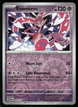 2024 Scarlet & Violet Series - Twilight Masquerade Enamorus Rare #93 - Image 1