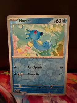 Horsea 116/165 - Pokemon Scarlet & Violet: 151 - Reverse Holo - NM - Image 1